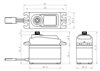 Savöx SC-1256TG Plus Servo 20Kg 0,15s Alu Coreless Titandrev