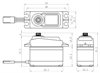 SavöxSC-1258TG PLUS Servo 12Kg 0,08s Alu Coreless Titandrev