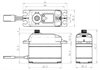 Savöx SC-1267SG Servo 21Kg 0,095s HV Coreless Black Edition