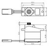 Savöx SH-0257MG Plus Servo 2,2Kg 0,09s Alu Metalldrev Mikro