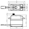 Savöx SV-1270TG Servo 35Kg 0,11s HV Alu Coreless Titandrev