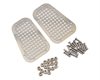 YEAH RACING Stainless Steel Front Hood Vent Plate Type B fits TRX-4