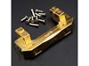 Yeah Racing Brass 117g Front Bumper & Servo Mount Fits TRX-4 TRX-6