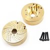 Yeah Racing Brass 118g Portal Cover Front or Rear 2pcs Fits TRX-4 TRX-6