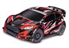 TraxxasFord Fiesta ST Rally 1/10 4WD RTR TQ Röd BL-2S
