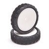 Schumacher Pre-Glued Fusion Slim 1/10 - 2WD Front Tyres - Yellow (High Performance,1 pair)