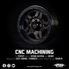 Yeah Racing 1.9 ALUMINUM CNC 5 SPOKE BEADLOCK WHEEL W/WHEEL HUB 2PCS BLACK
