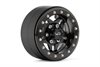 Yeah Racing 1.9 ALUMINUM CNC 5 SPOKE BEADLOCK WHEEL W/WHEEL HUB 2PCS BLACK